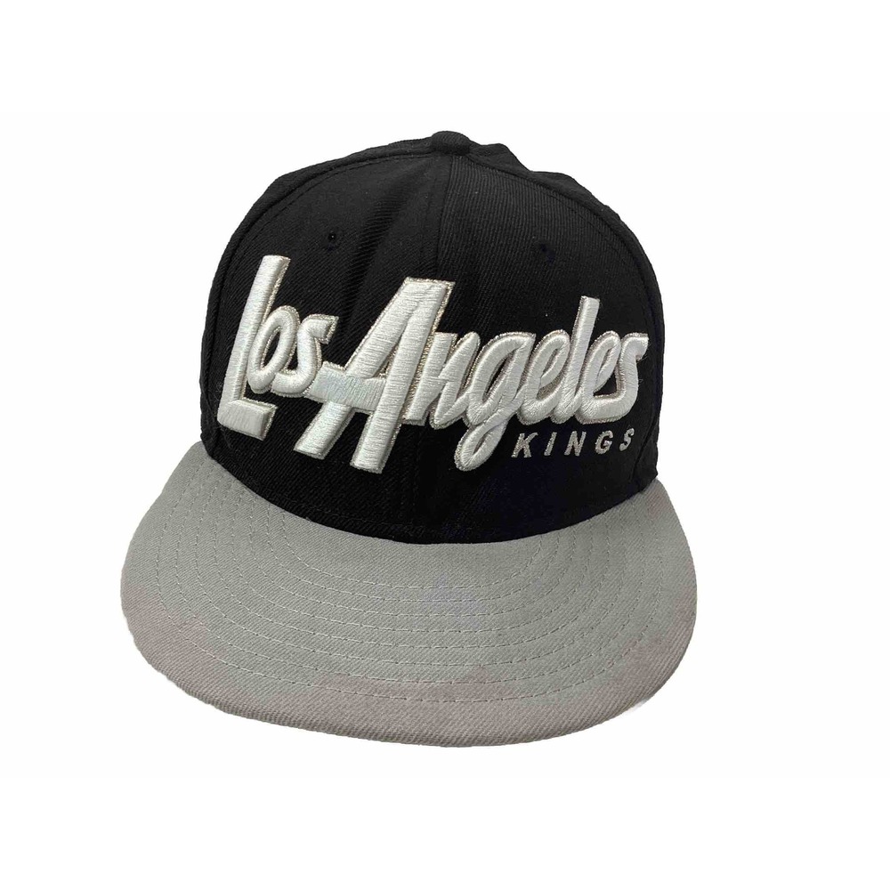 Los Angeles Kings Hat Cap Men's Adjustable Black Script Snapback 9fifty New Era
